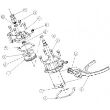 Цилиндр демультипликатора КПП 12JS200TA-G2193 SHAANXI FAST GEAR